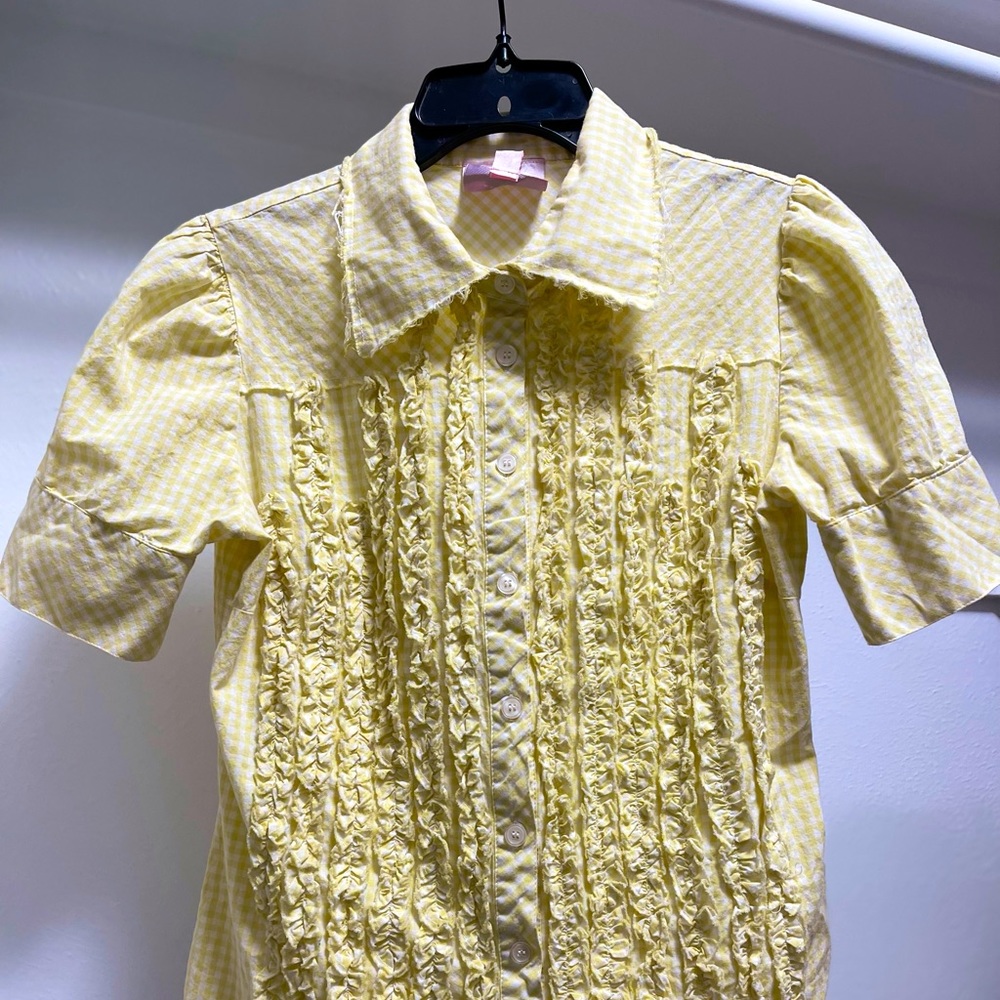 Romeo & Juliet Couture Gingham Button-Down Shirt